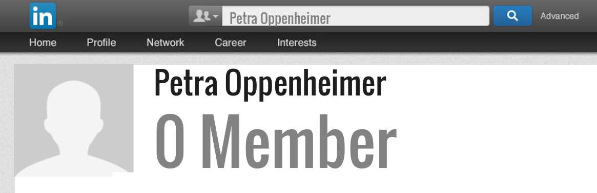 Petra Oppenheimer linkedin profile