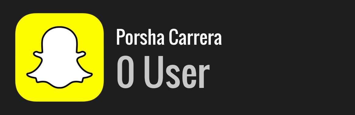 Porsha Carrera snapchat