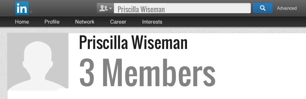 Priscilla Wiseman linkedin profile