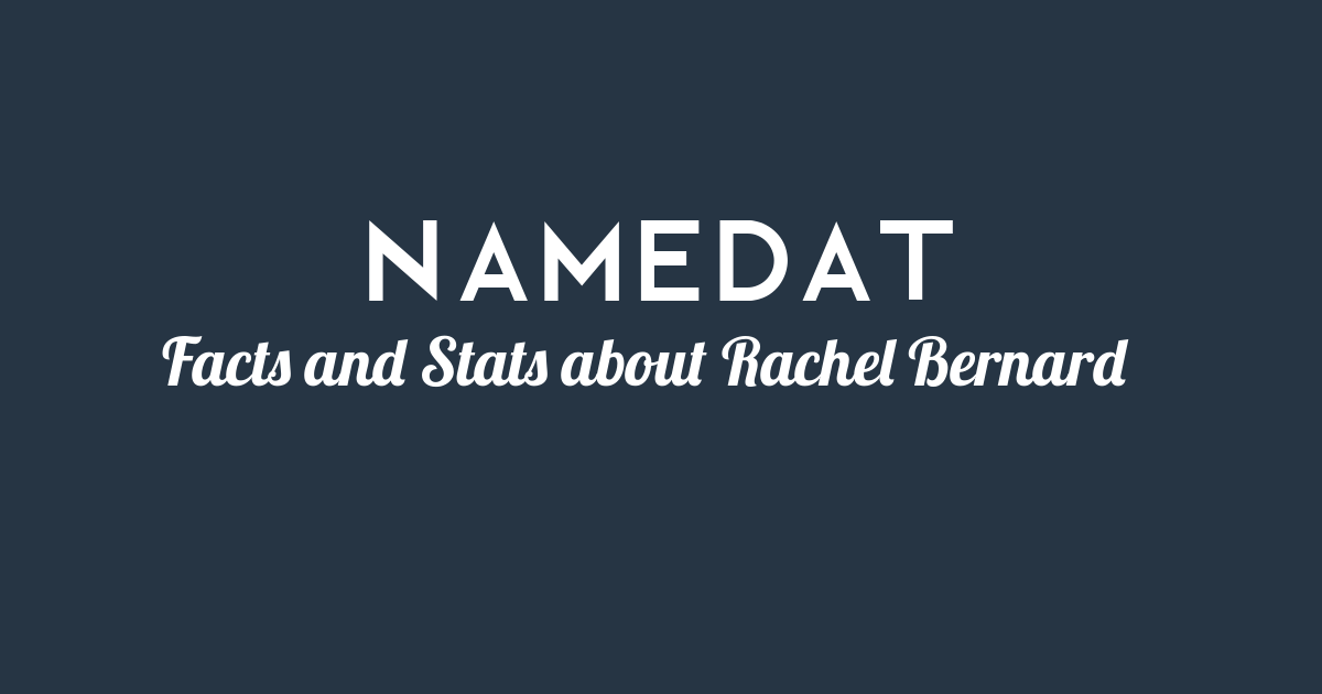 Rachel Bernard Background Data, Facts, Social Media, Net Worth and more!