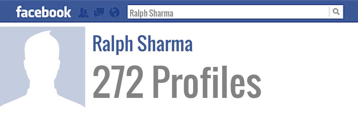 Ralph Sharma facebook profiles