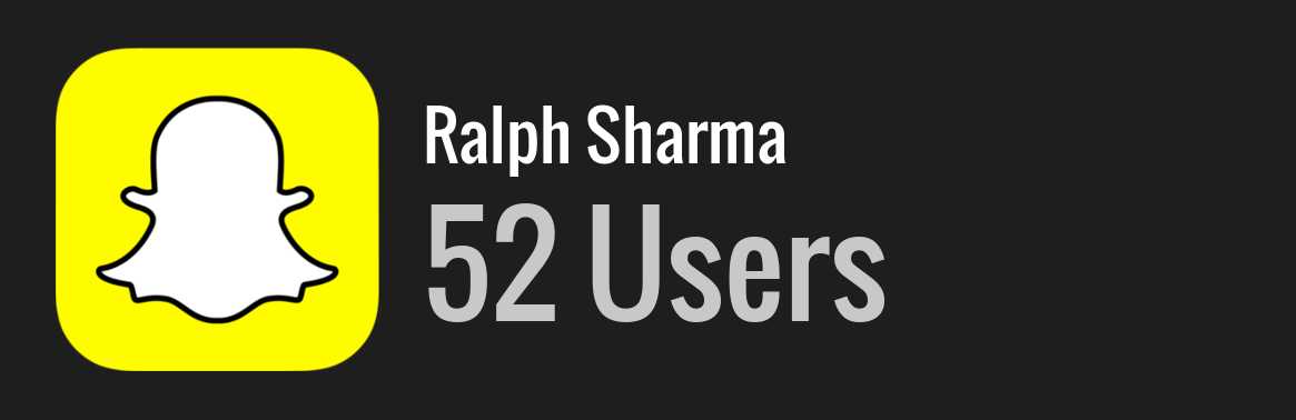 Ralph Sharma snapchat