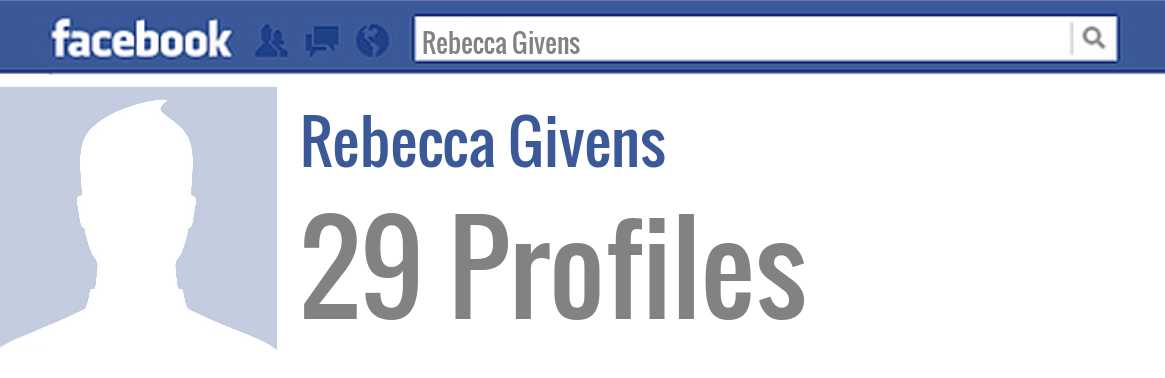 Rebecca Givens facebook profiles