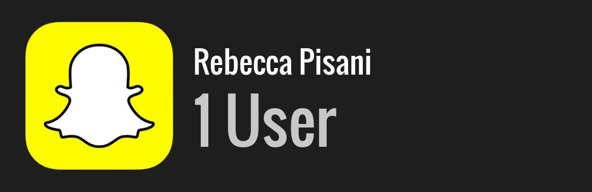 Rebecca Pisani snapchat