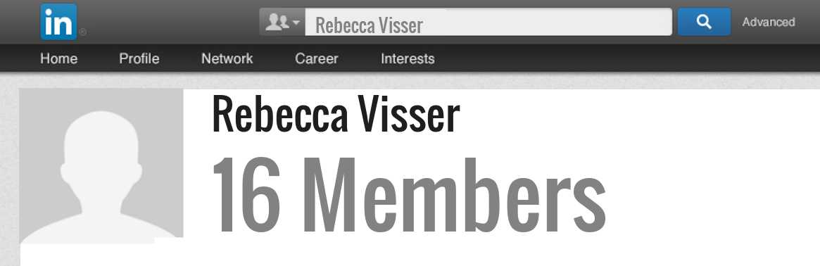 Rebecca Visser linkedin profile