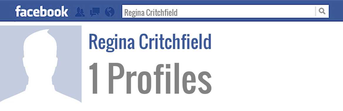 Regina Critchfield facebook profiles