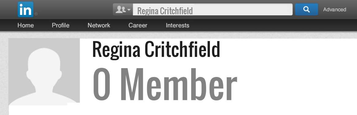 Regina Critchfield linkedin profile