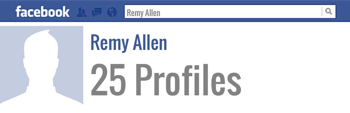 Remy Allen facebook profiles