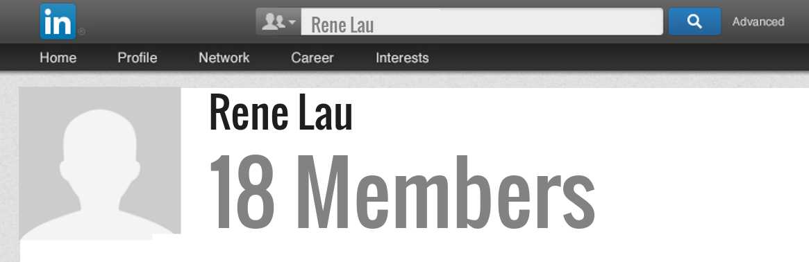 Rene Lau linkedin profile