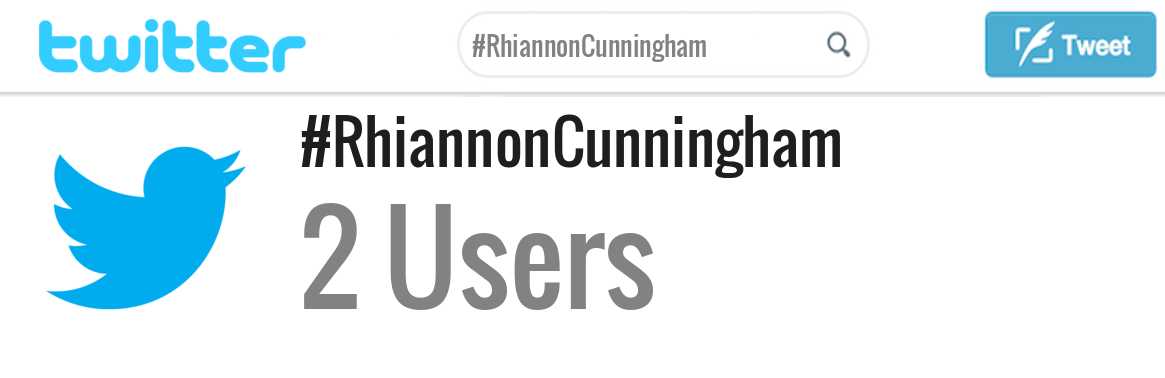 Rhiannon Cunningham twitter account