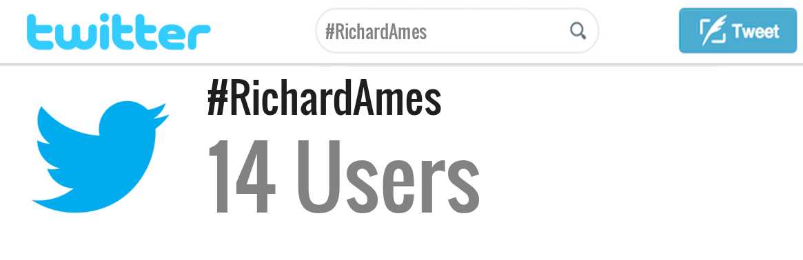 Richard Ames twitter account