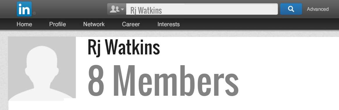 Rj Watkins linkedin profile