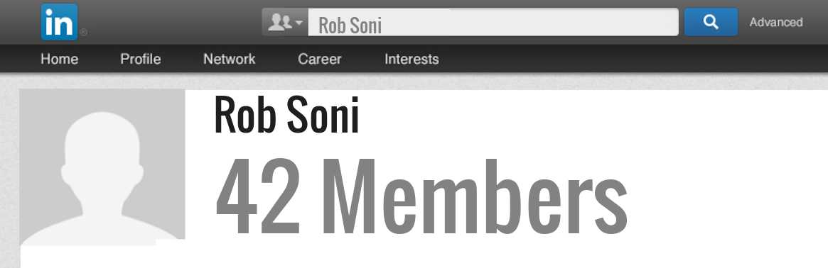 Rob Soni linkedin profile