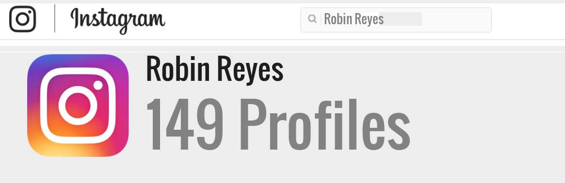 Robin Reyes instagram account