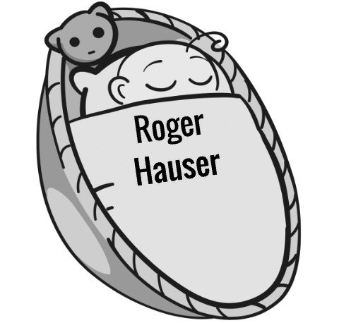 Roger Hauser sleeping baby