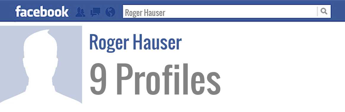Roger Hauser facebook profiles