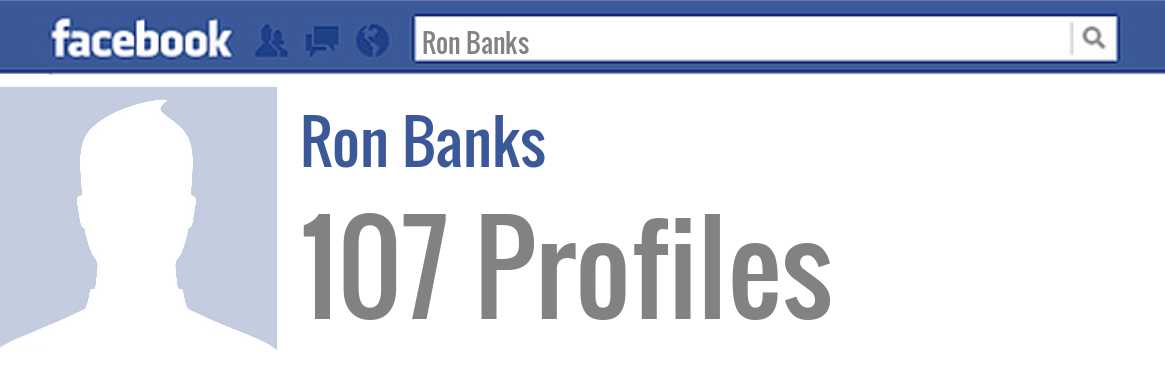 Ron Banks facebook profiles