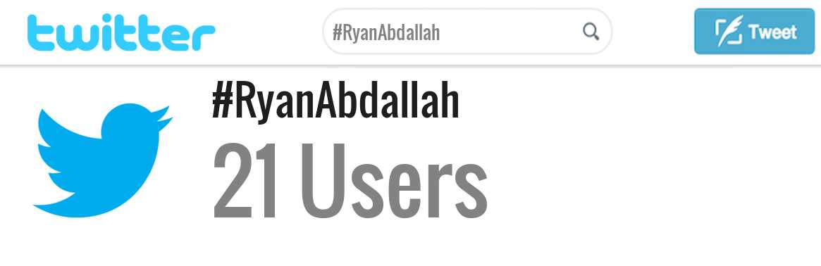 Ryan Abdallah twitter account