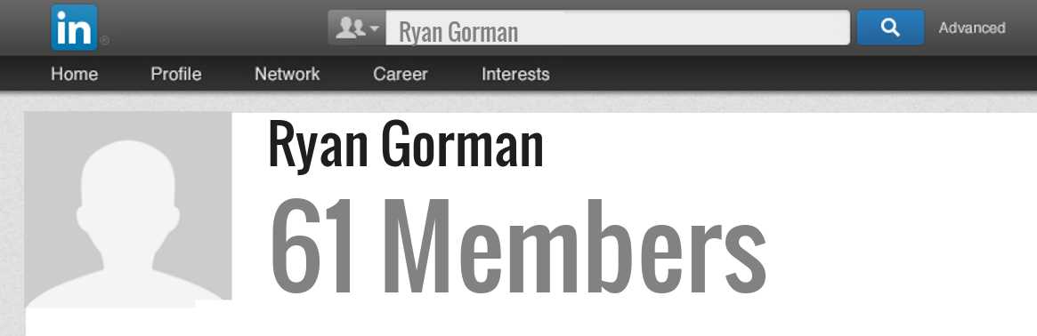 Ryan Gorman linkedin profile