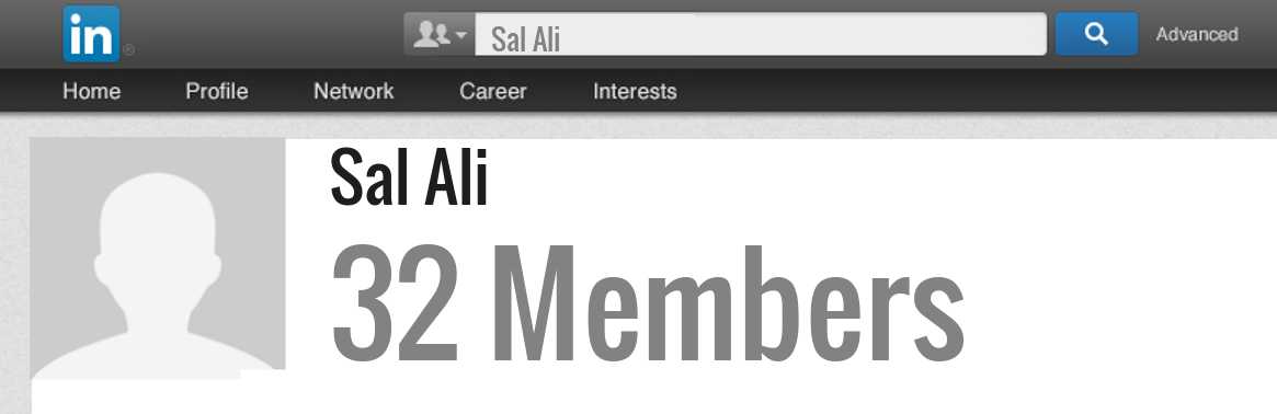 Sal Ali linkedin profile