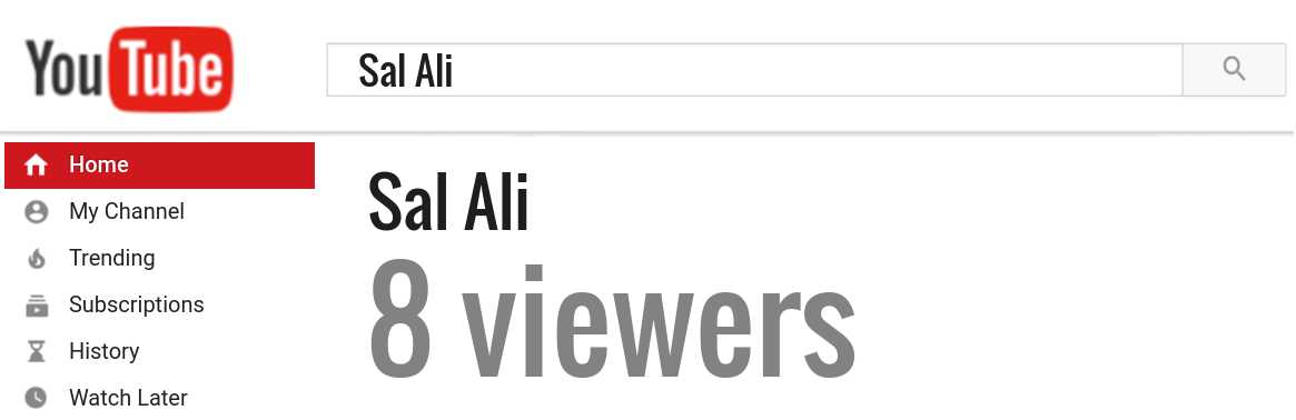 Sal Ali youtube subscribers