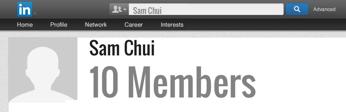 Sam Chui linkedin profile