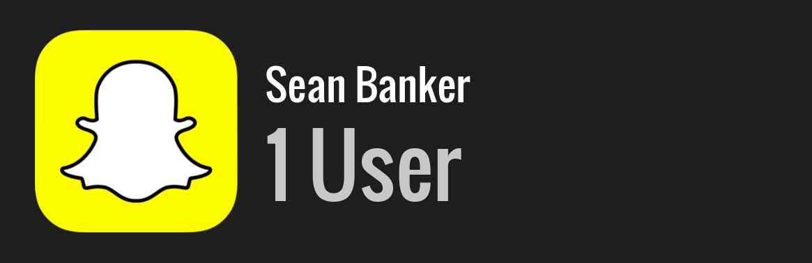 Sean Banker snapchat