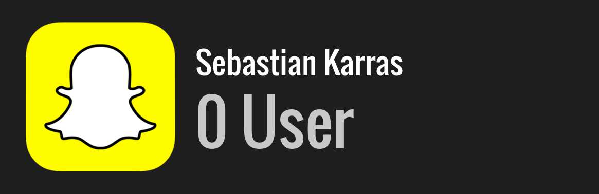 Sebastian Karras snapchat