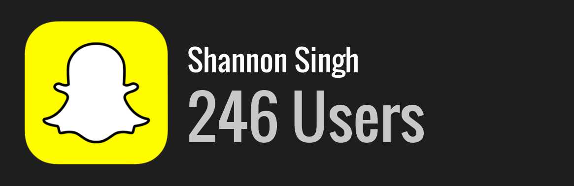 Shannon Singh snapchat