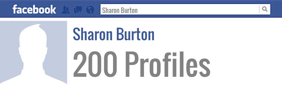 Sharon Burton facebook profiles