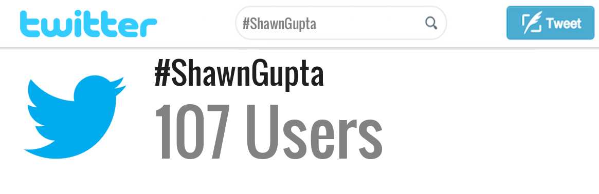 Shawn Gupta twitter account