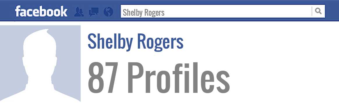 Shelby Rogers facebook profiles