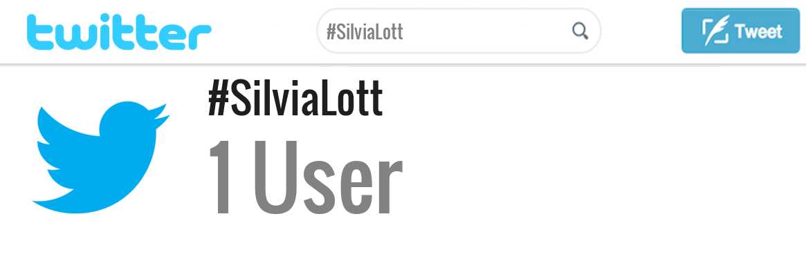 Silvia Lott twitter account