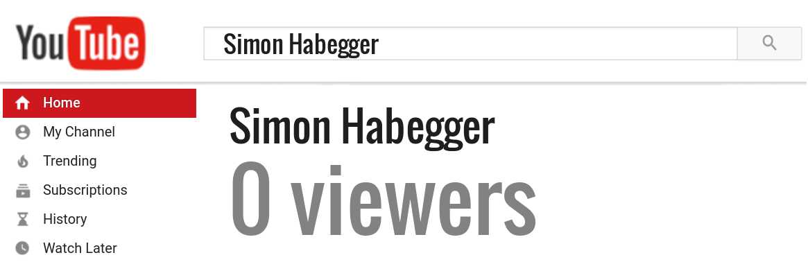 Simon Habegger youtube subscribers