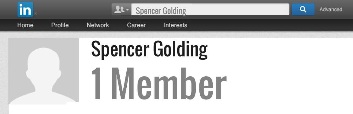 Spencer Golding linkedin profile