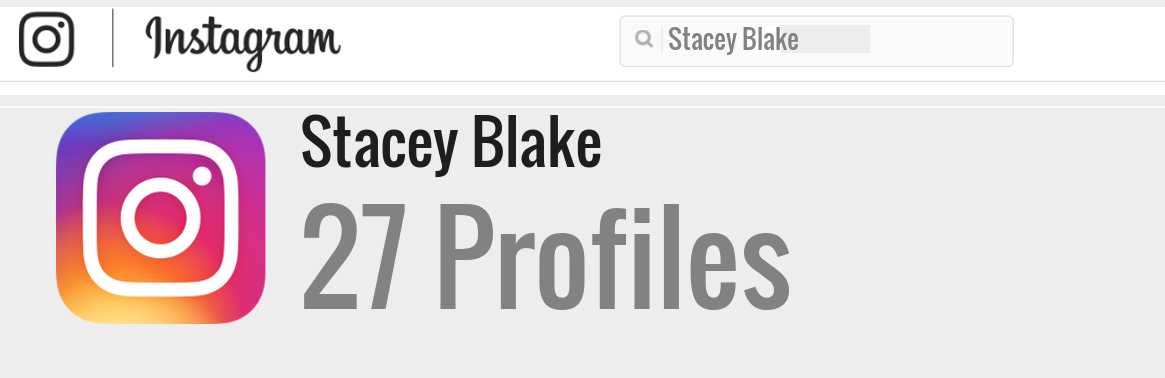 Stacey Blake instagram account