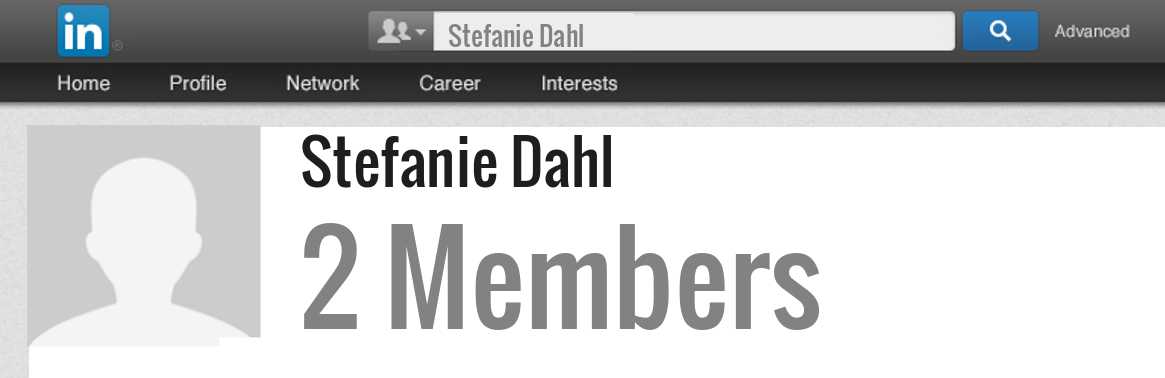 Stefanie Dahl linkedin profile