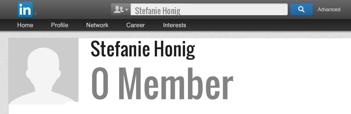 Stefanie Honig linkedin profile