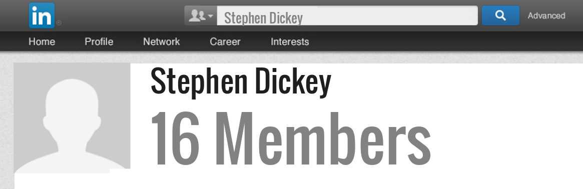 Stephen Dickey linkedin profile