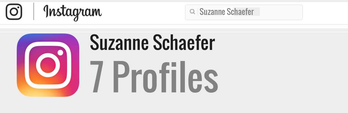 Suzanne Schaefer instagram account