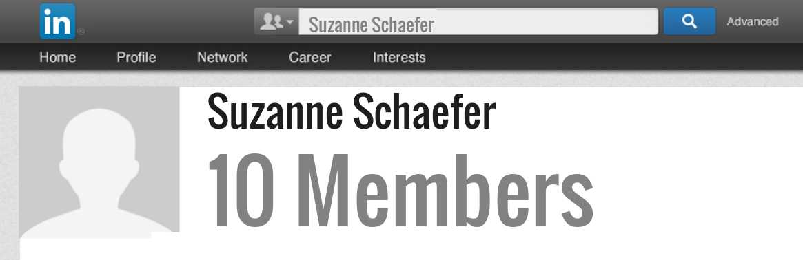 Suzanne Schaefer linkedin profile