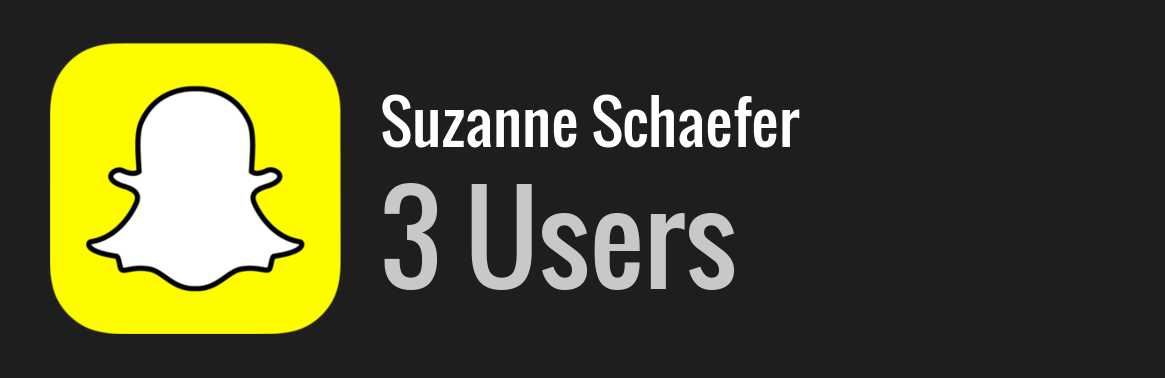 Suzanne Schaefer snapchat