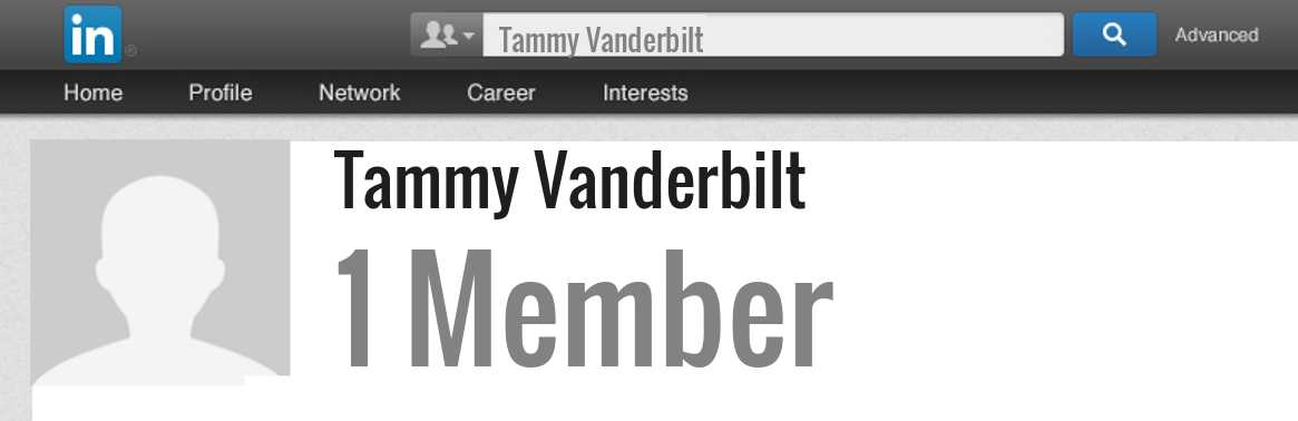 Tammy Vanderbilt linkedin profile