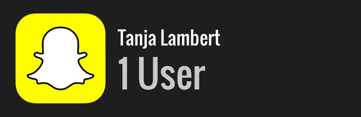 Tanja Lambert snapchat