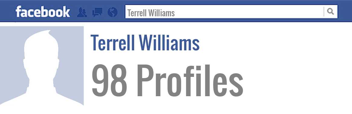 Terrell Williams facebook profiles