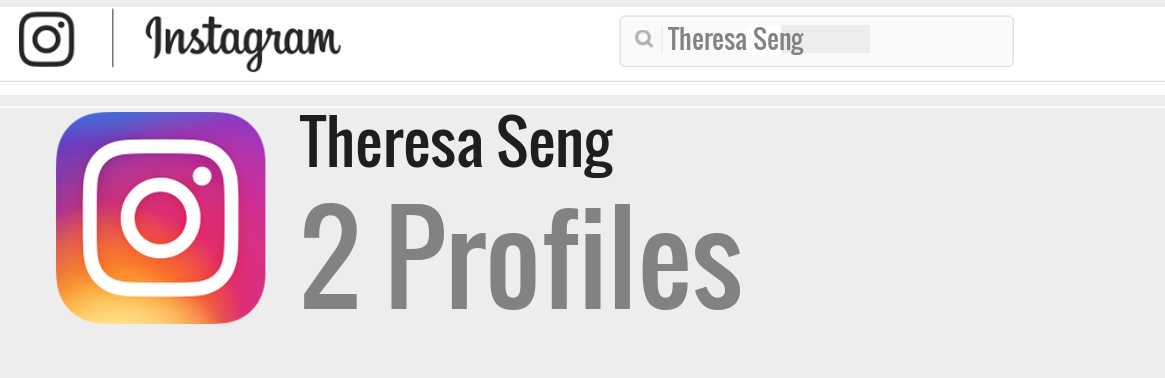 Theresa Seng instagram account