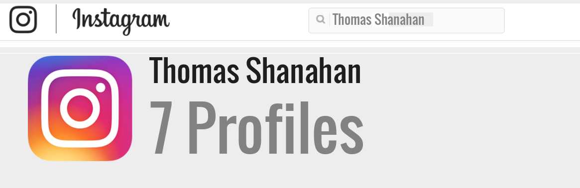 Thomas Shanahan instagram account