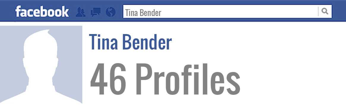 Tina Bender facebook profiles