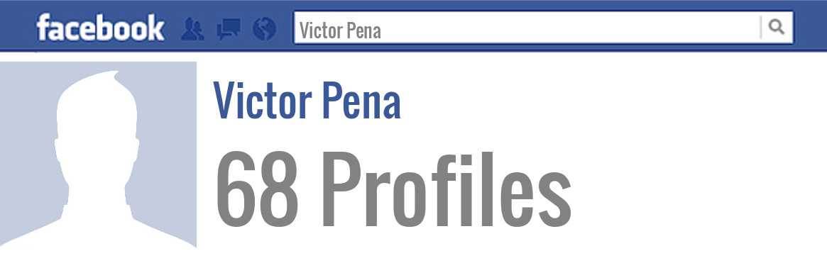 Victor Pena facebook profiles