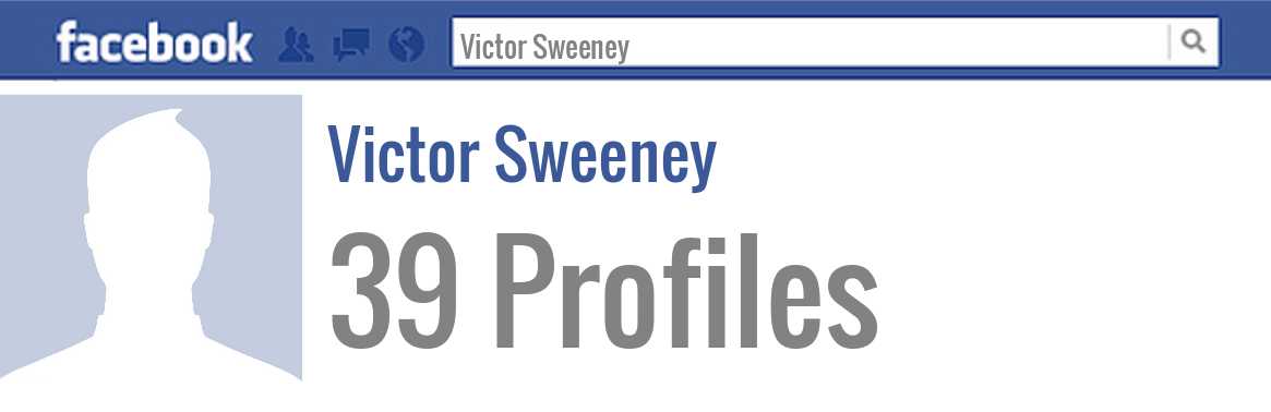 Victor Sweeney facebook profiles